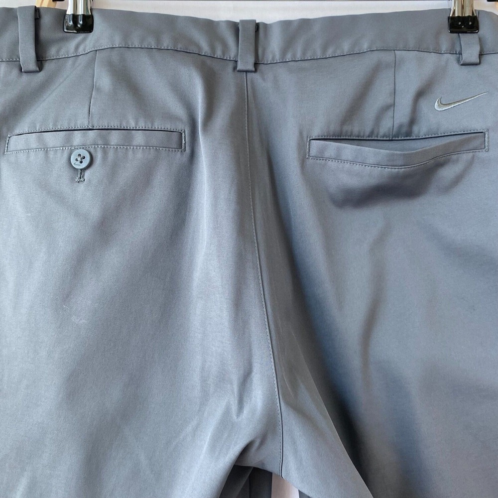 NIKE Tour Performance Dri-Fit Golf Pants Men 34x32 Gray Straight Leg Outdoor - Picture 5 of 12